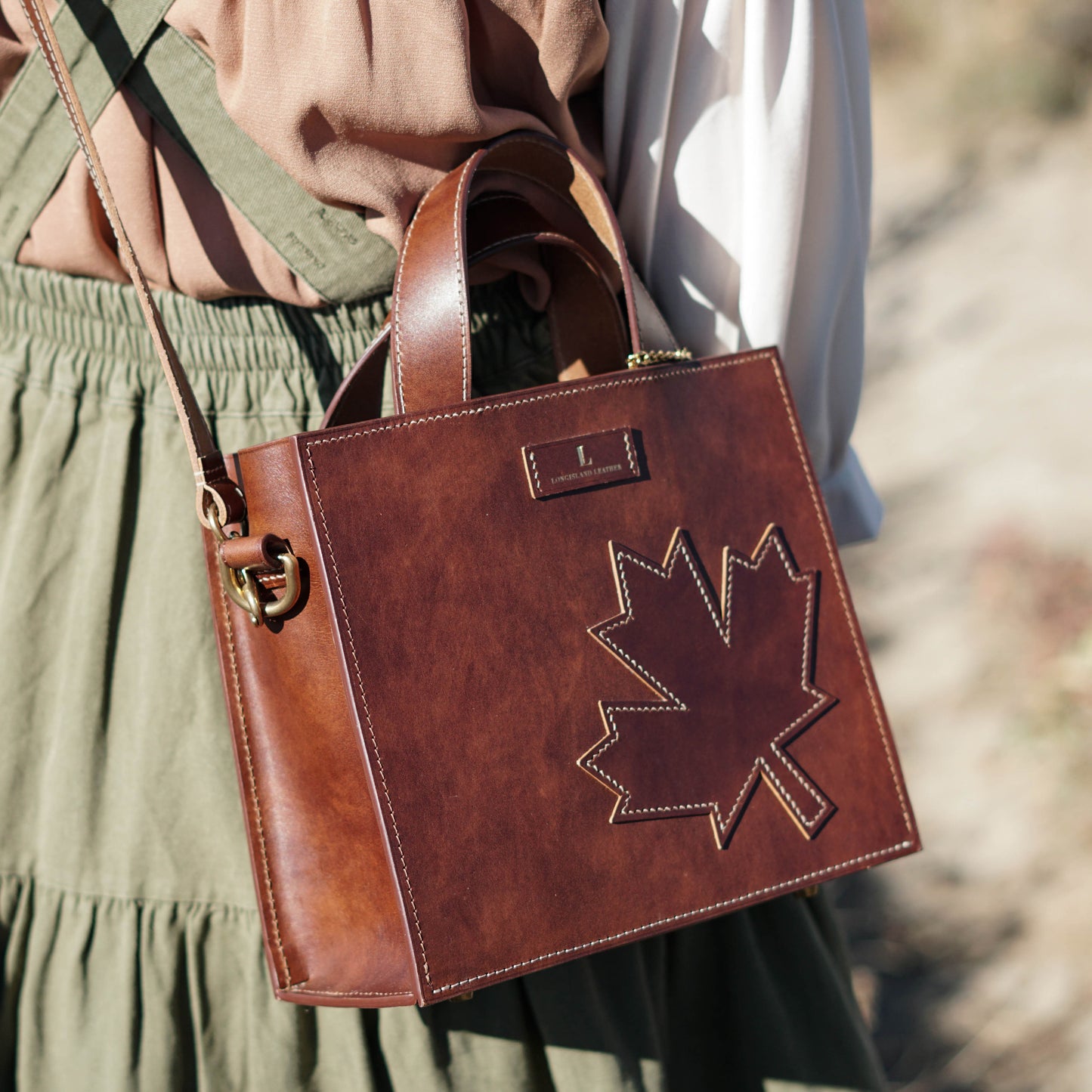 MAPLE Crossbody Leather Handbag