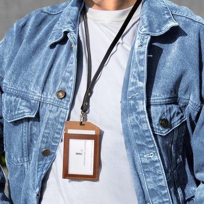 OLD FASHION ID Name Badge Cardholder